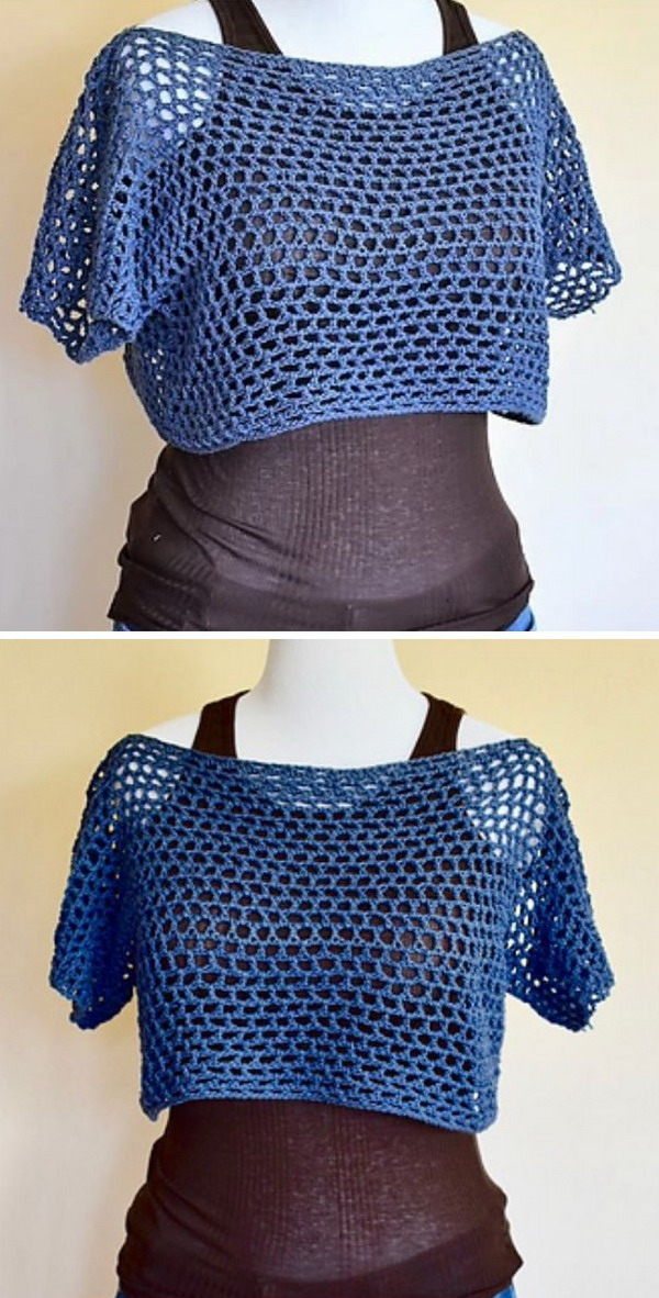 Honeycomb Mesh Top Crochet Pattern