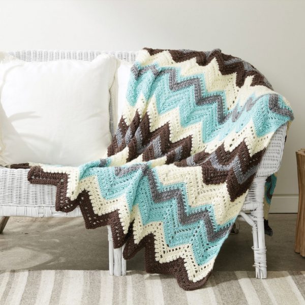 Caron Cabin In The Woods Crochet Afghan