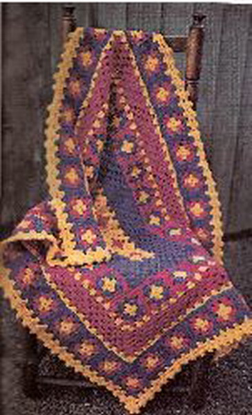 Crocheted Crib Afghan Free Crochet Pattern