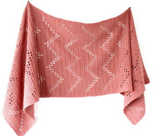 Devon Sideways Shawl Free Crochet Pattern
