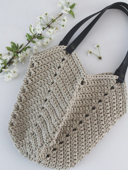 Tulip bag crochet pattern
