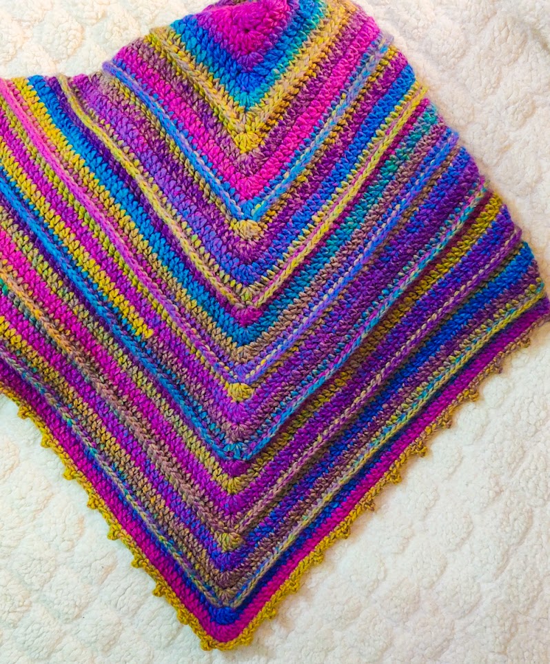 Simple And Quick Crochet Baby Square Blanket