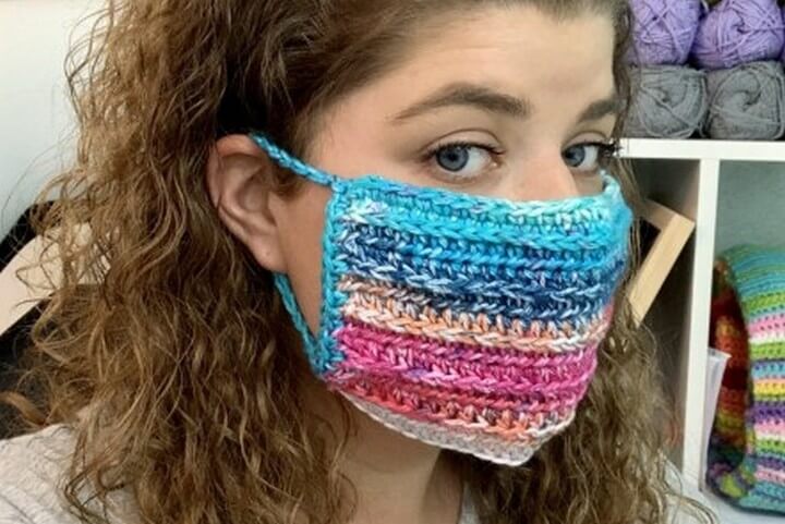 Crochet Face Mask Cover-Up