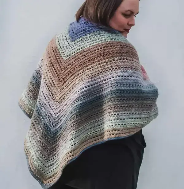 Ice To Bloom Shawl