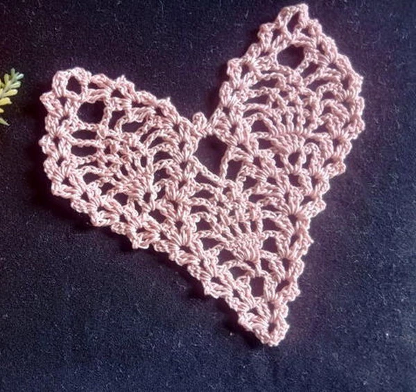How To Crochet A Lace Heart