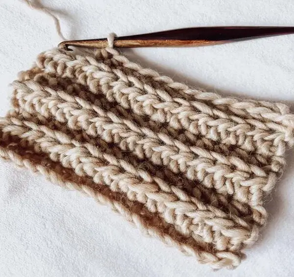 Back Loop Half Double Crochet Stitch