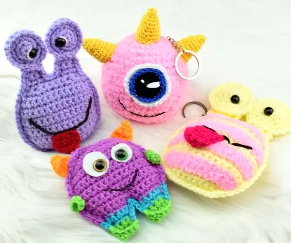 Pocket Monsters Keychains Crochet Pattern
