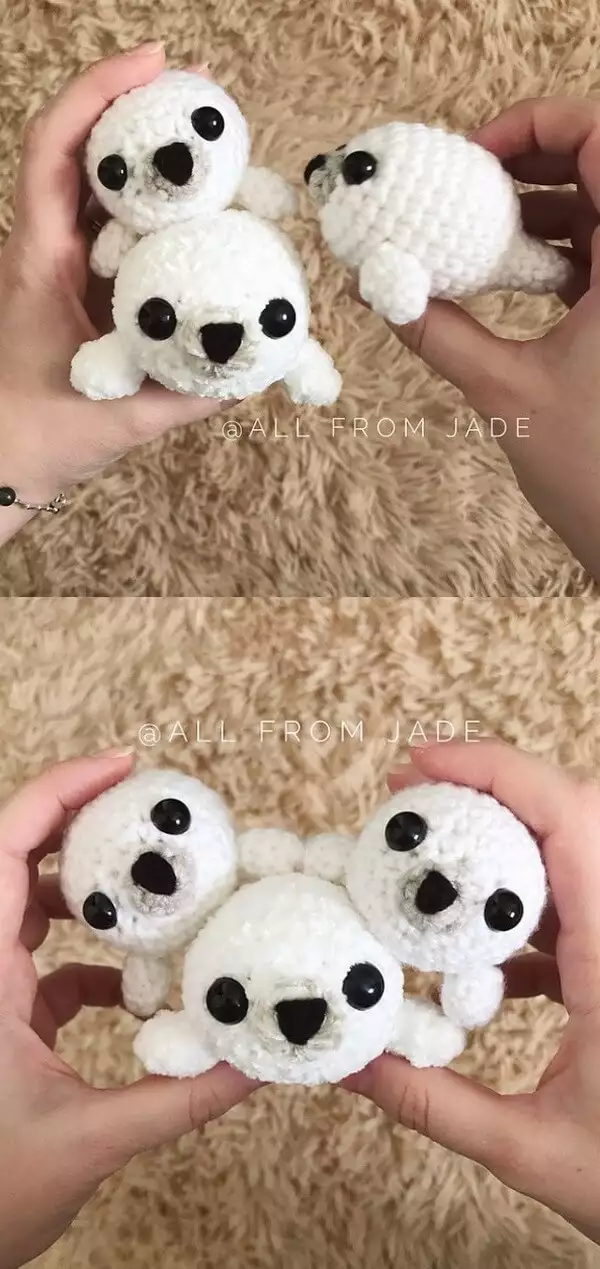 Baby Seal Free Crochet Pattern
