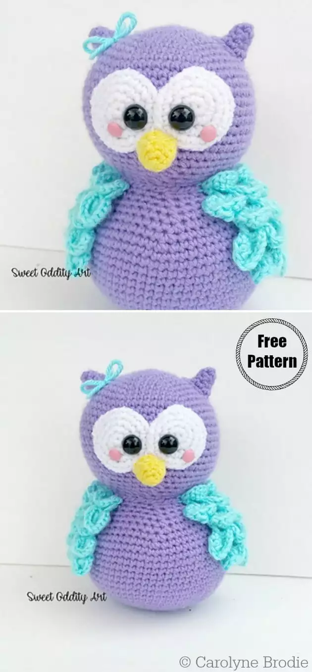 Olivia the Owl Amigurumi Free Crochet Pattern