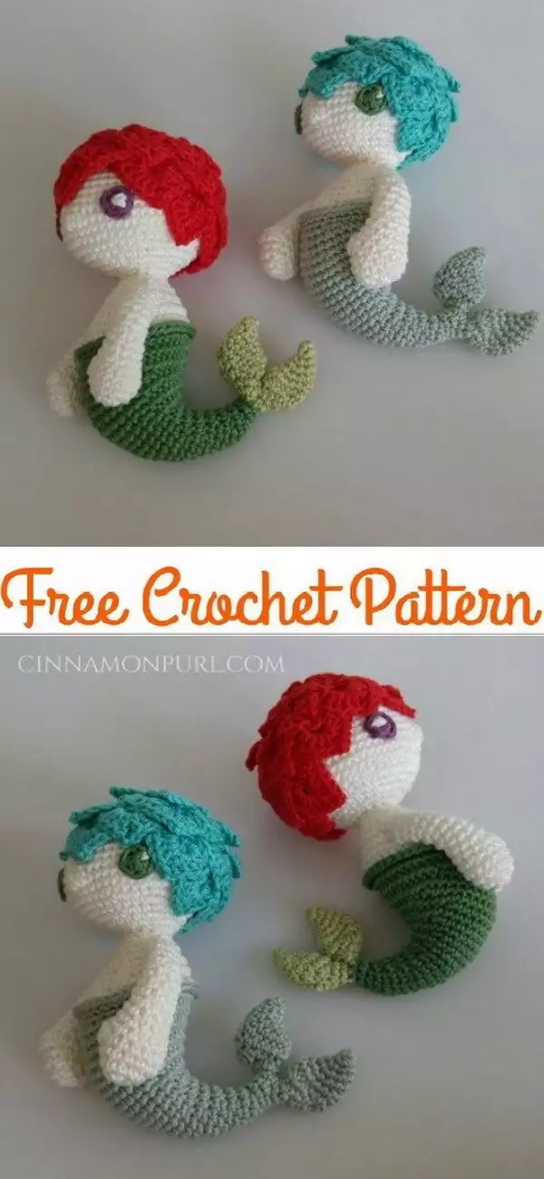 Amigurumi Klara - Little Mermaid Crochet Free Pattern