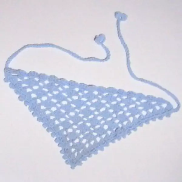 Crochet Kerchief Bandana Pattern