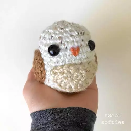 Owl Bean - Paperweight Stuffed Animal Doll