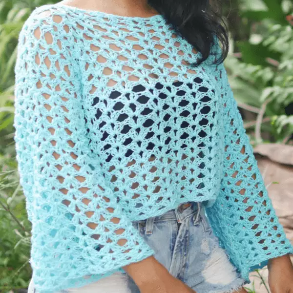 Summer Sweater Free Crochet Pattern