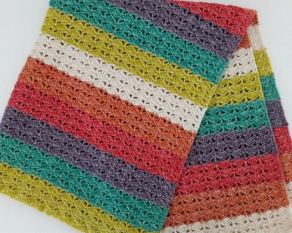 Sea Shell Blanket Crochet Pattern