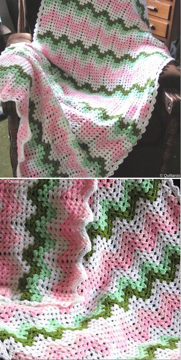 Birdlebee’s Granny Ripple Free Crochet Pattern
