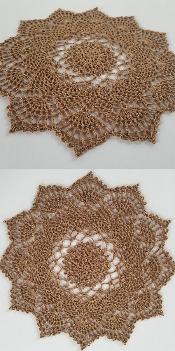 Moonpetals Doily Free Crochet Pattern