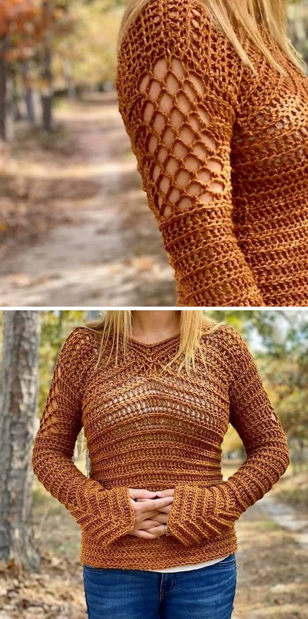 Aphrodite Pullover Free Crochet Pattern