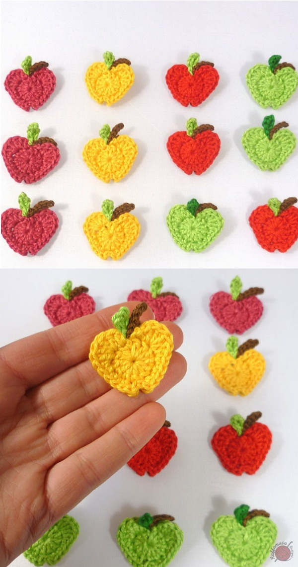 In Love with Apples Free Crochet Pattern