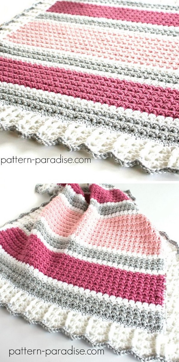 Essentials Baby Blanket Free Crochet Pattern