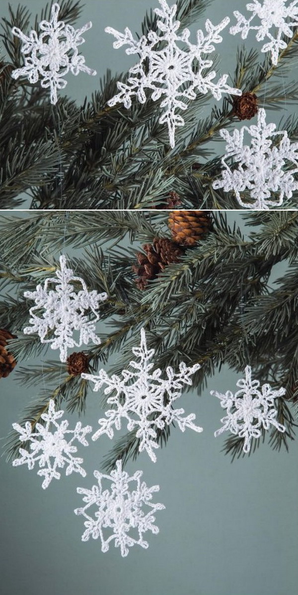 Delicate Snowflakes Crochet Pattern