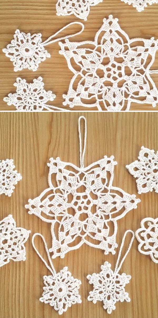 Christmas Snowflakes Crochet Pattern