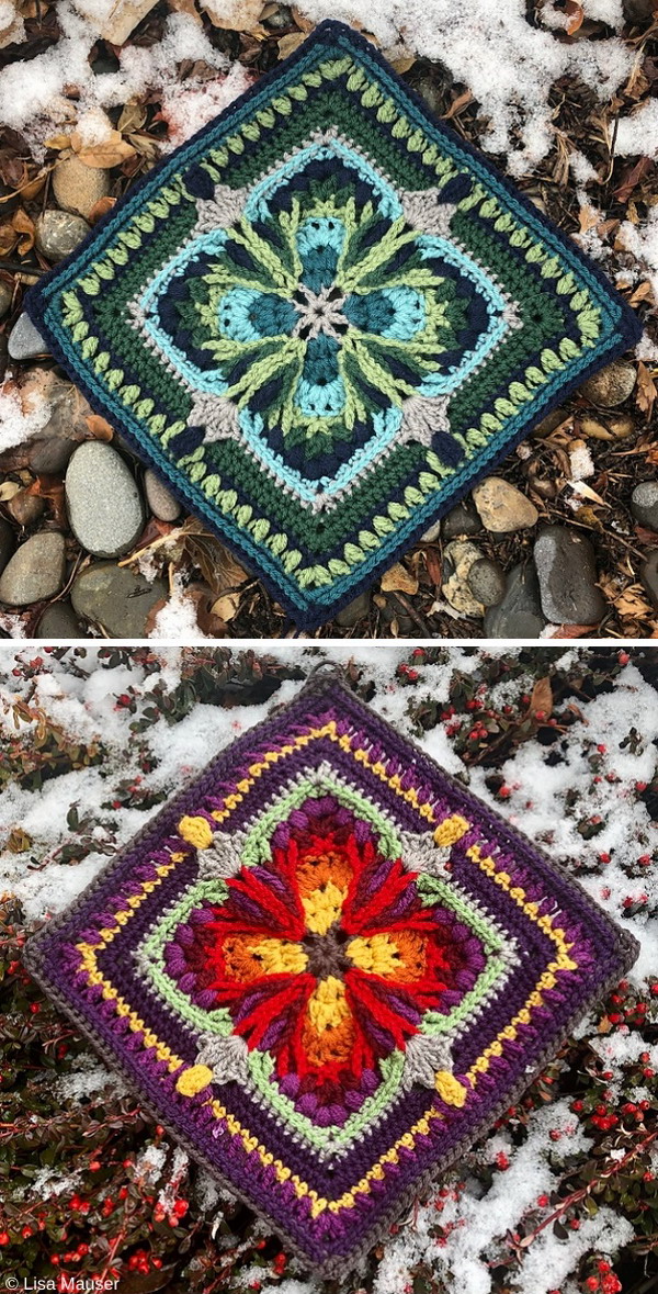 Lady of the Lake 12″ Square Pattern