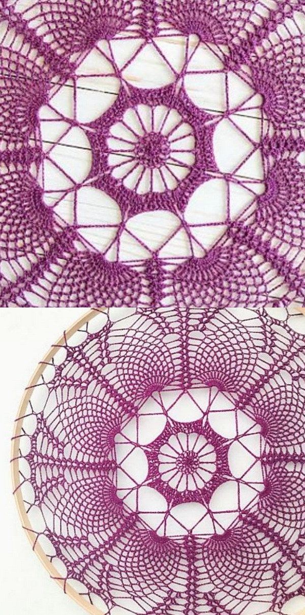 Stellar Mandalas Free Crochet Pattern