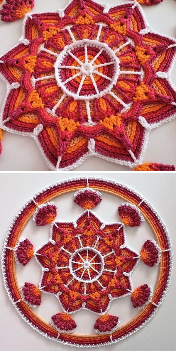 Graceful Abundance Mandala Free Crochet Pattern