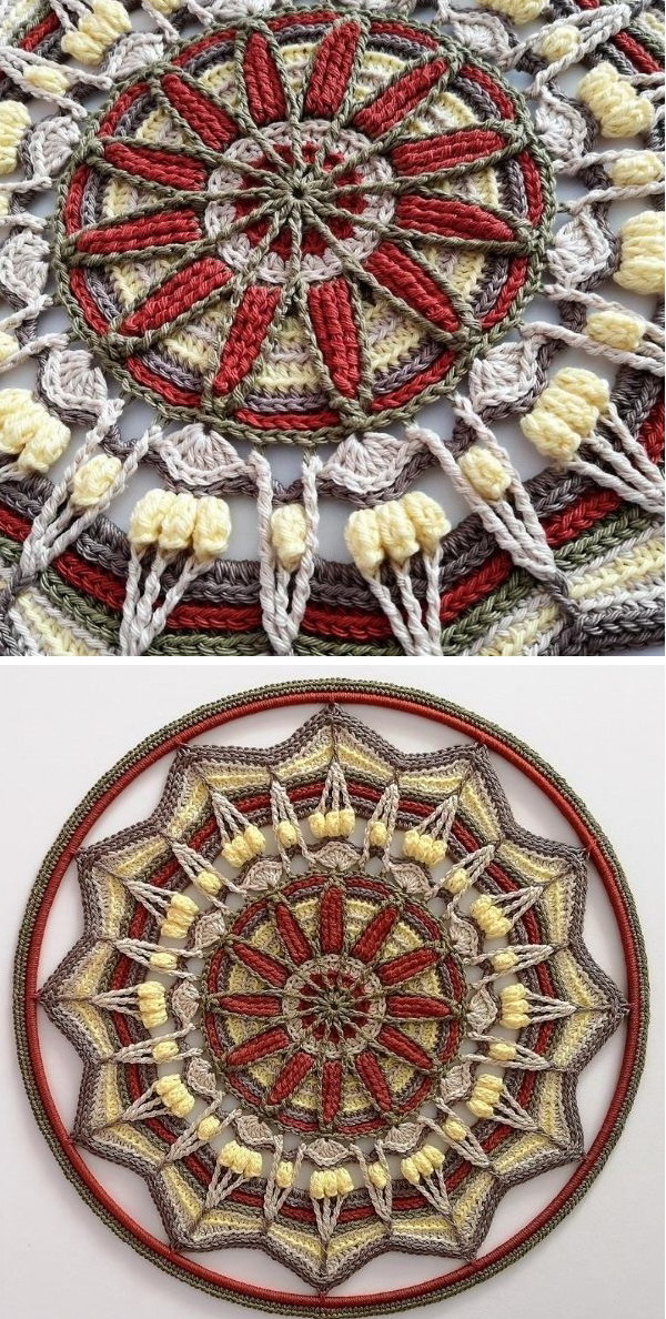 Wrapped in Nostalgia Mandala Free Crochet Pattern