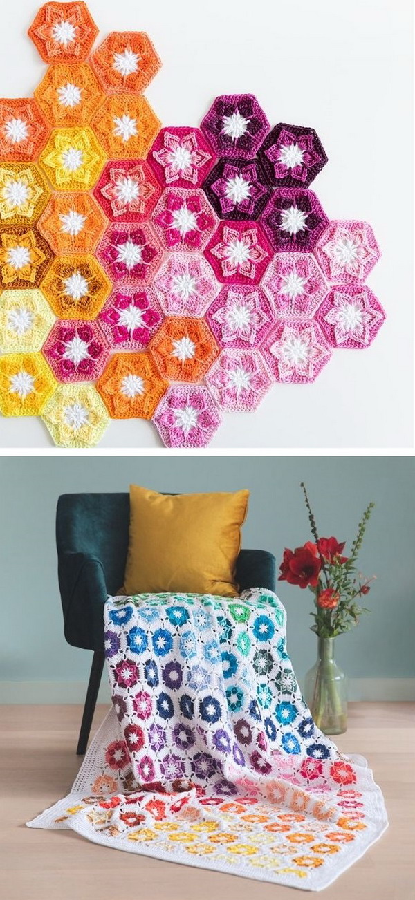 Noëlle Blanket Free Crochet Pattern