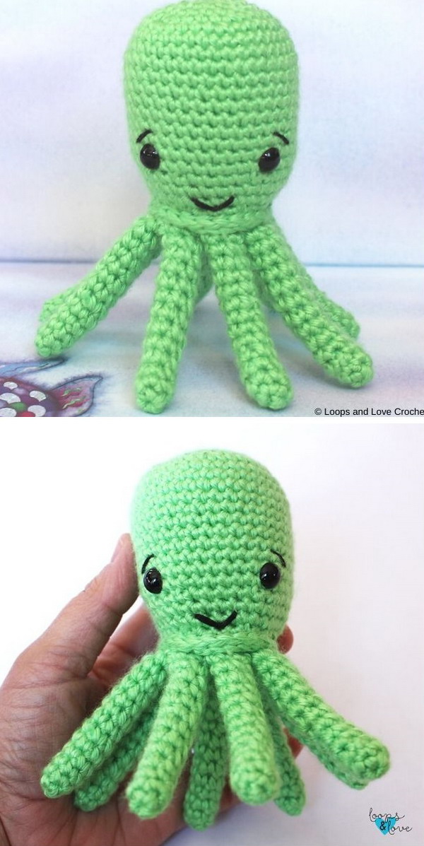 Octopus Amigurumi Free Crochet Pattern