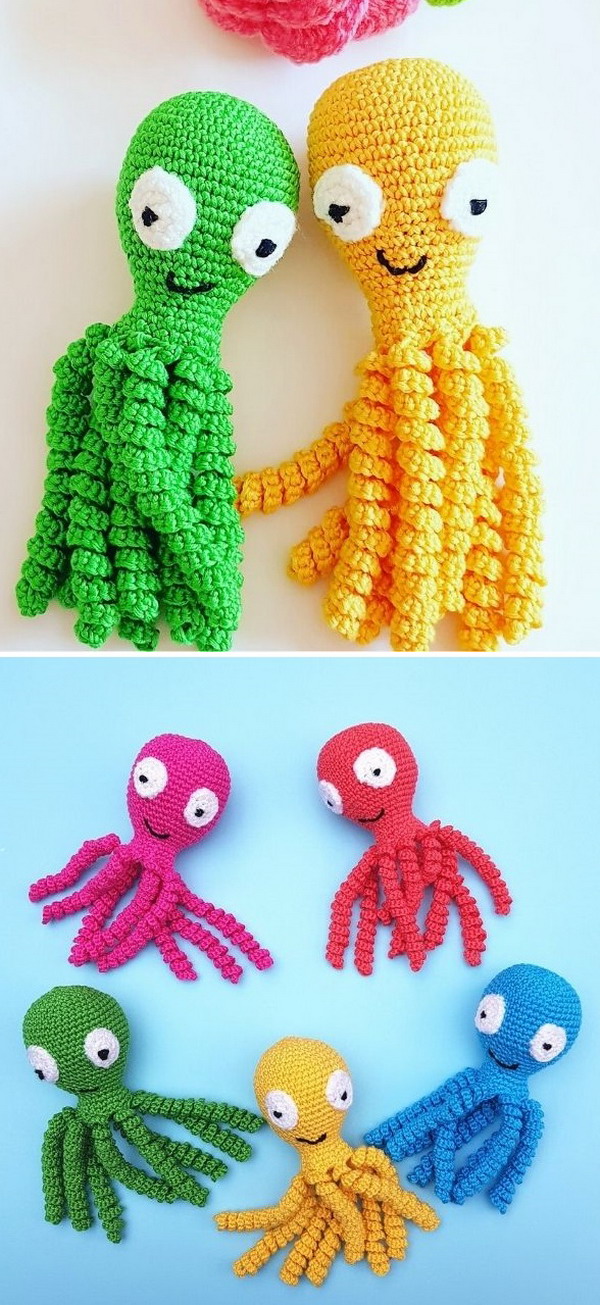 Octopus Comforter Free Crochet Pattern