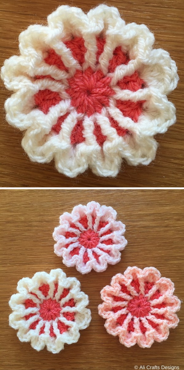 March Flower Free Crochet Pattern