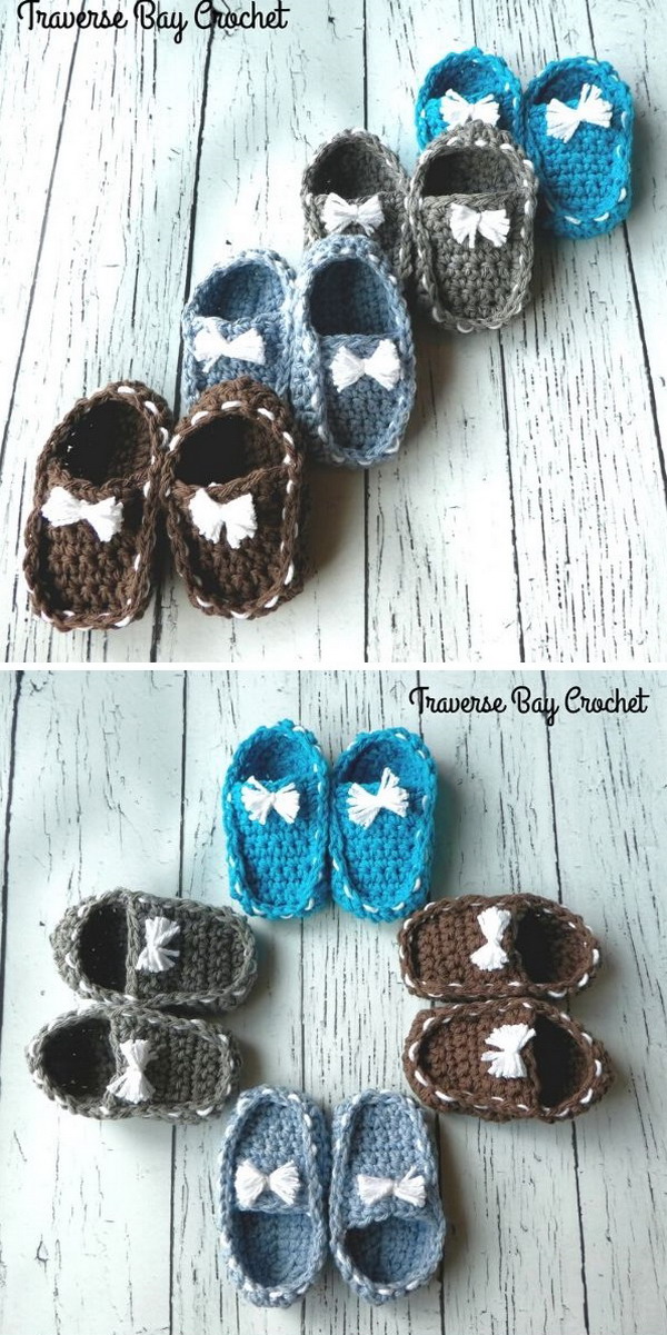 Baby Loafers Free Crochet Pattern