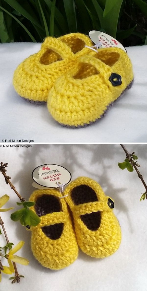 Baby Mary Jane Shoes  Free Pattern