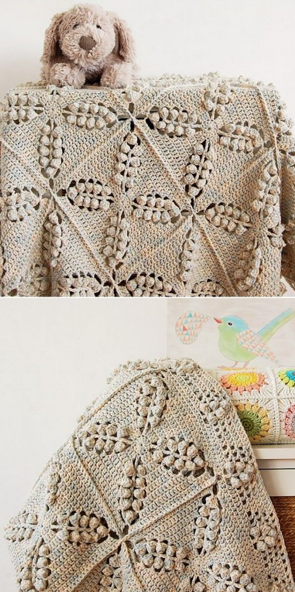 Norwegian Forest Blanket Paid Crochet Pattern