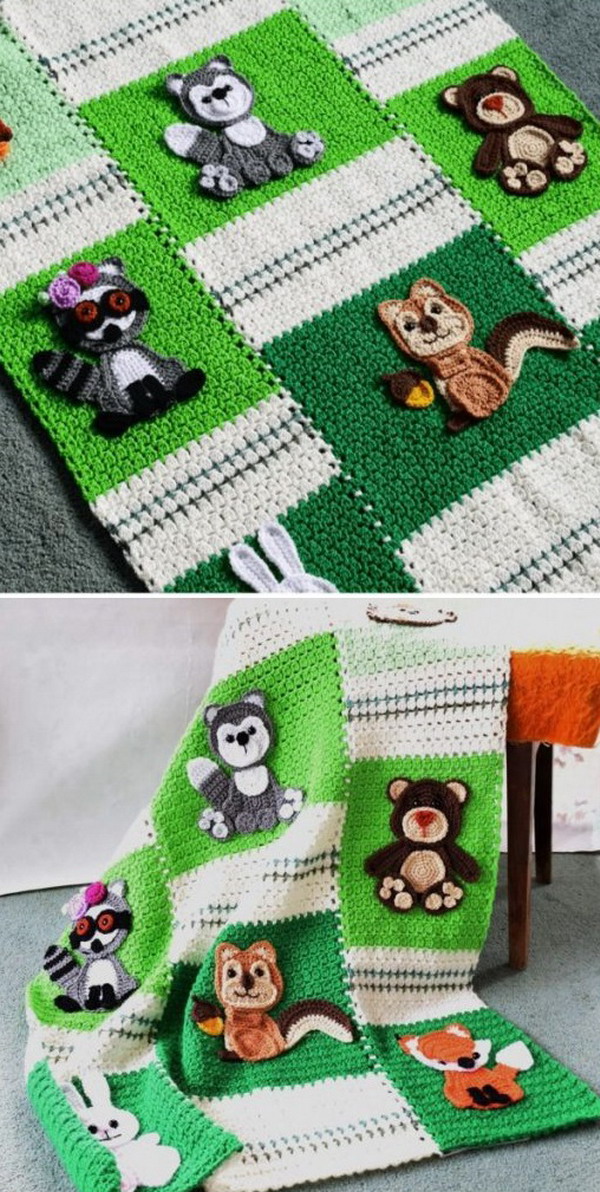 Forest Friends Baby Blanket