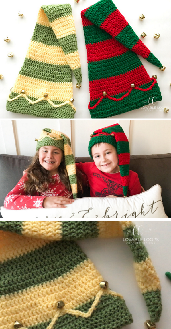 Fun and Furry Elf Hat Free Crochet Pattern » Weave Crochet