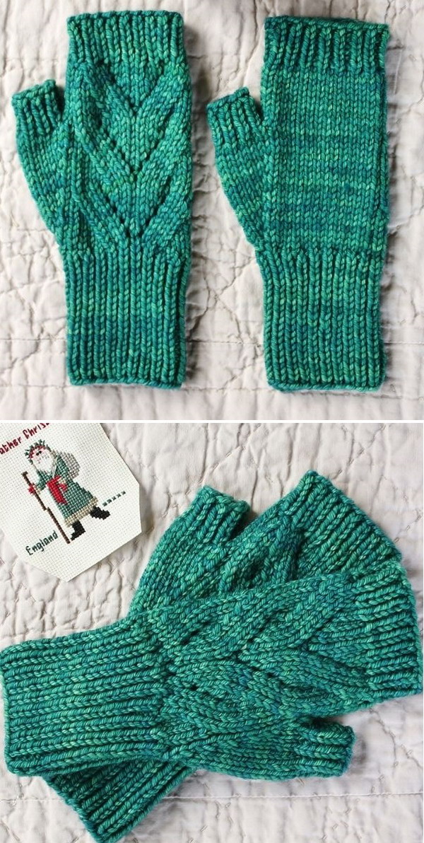 Want not Knitted Mitts Free Pattern