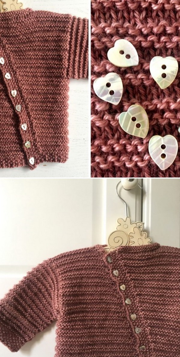 Little Heartwarmer Cardigan Paid Knitting Pattern