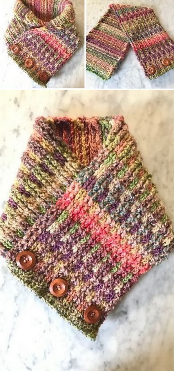 Reversible Brioche Crochet Neck Warmer