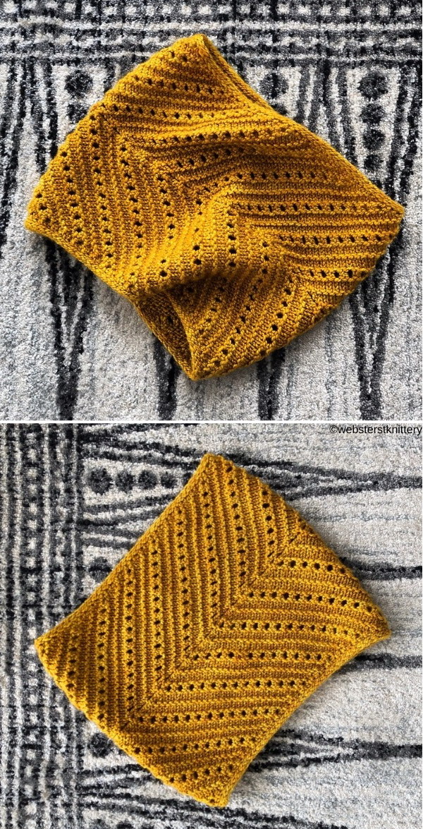 Colorful Cowls Free Knitting Pattern Warm Yellow