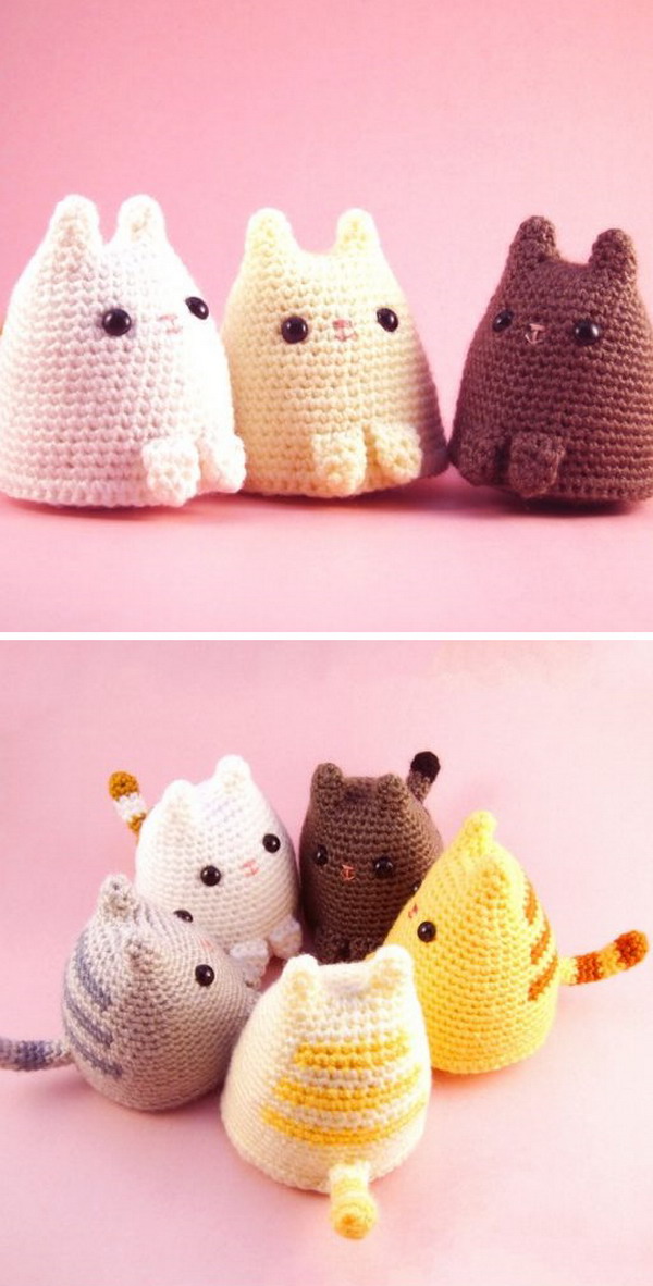 Dumpling Kitty Free Crochet Pattern