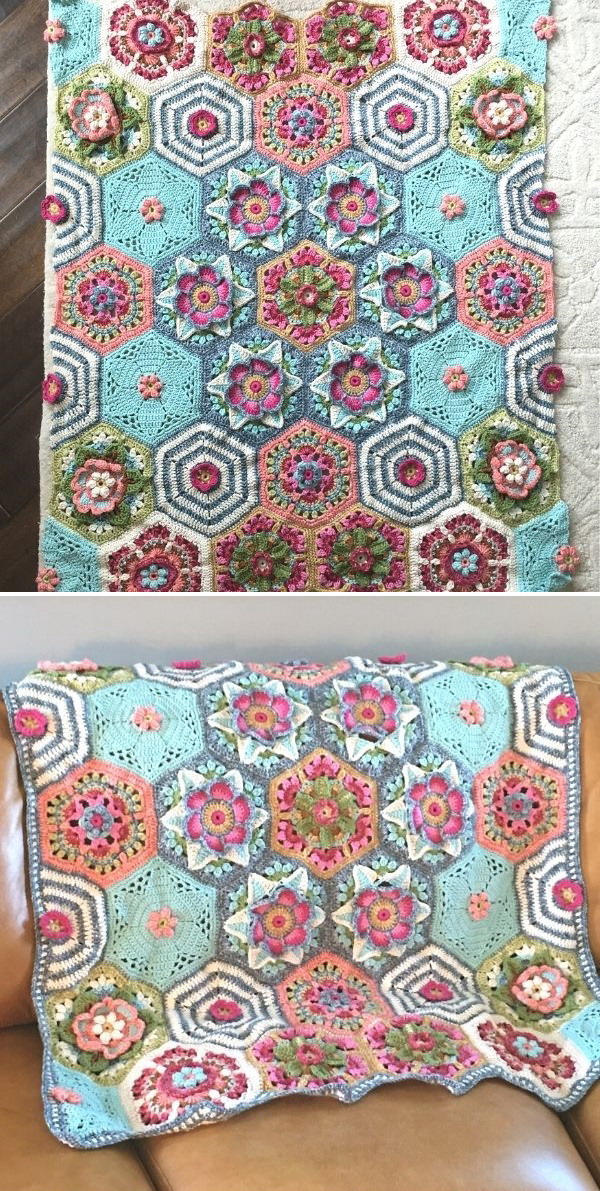 Fridas Flowers Free Crochet Pattern