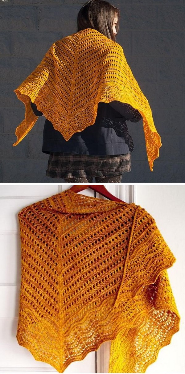 Florin Triangle Free Knitting Pattern