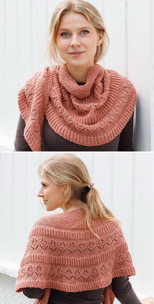 Sienna Wrap Free Knitting Pattern
