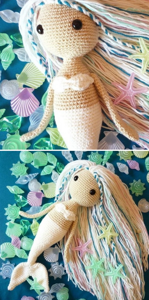 Blanca, the mermaid Free Crochet Pattern