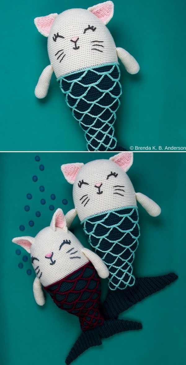 Catfish Purr-maid Free Crochet Pattern