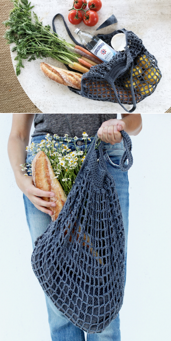 French Market Bag by Two of Wands Free Crochet Pattern