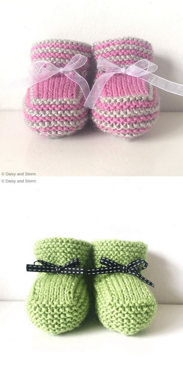 Baby Booties Free Knitting Pattern